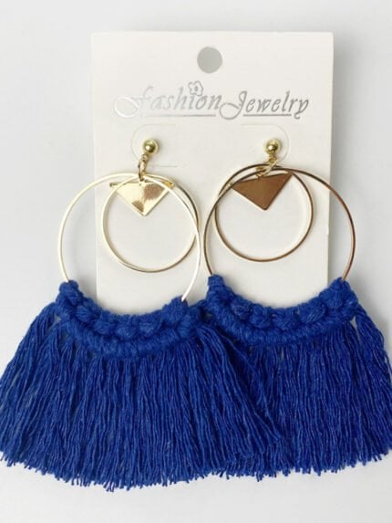 Fringe Tassel Drop Earrings