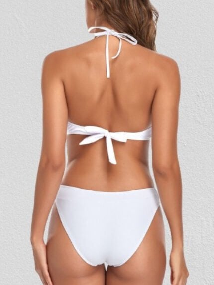 Fringed Solid One-Piece Swimsuit