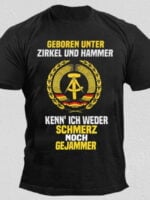 Wholesale GEBOREN UNTER Letter Print T-Shirt