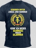 Wholesale GEBOREN UNTER Letter Print T-Shirt