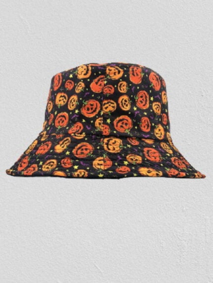 Halloween Pattern Print Fishermen Hat