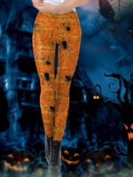 Halloween Print Stretch Leggings