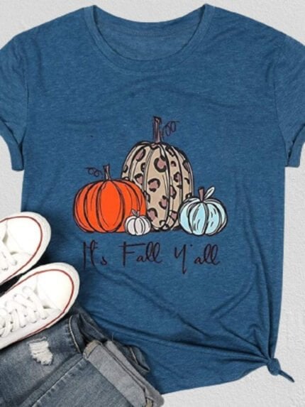 Halloween Slogan Graphic Tee