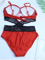 Wholesale Heart Cutout Sexy One Piece Swimsuit