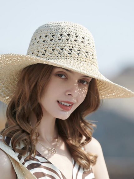 Hollow Big Brim Sunshade Beach Hat