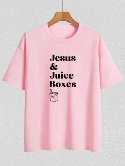 JESUS And Juice Boxes Print Kid T-Shirt