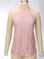 Wholesale Lace Hollow Halter Sweet Vest