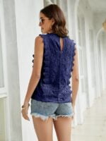 Wholesale Lace V-Neck Sleeveless Tank Top