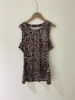 Wholesale Leopard Camo Print Casual Tank Top