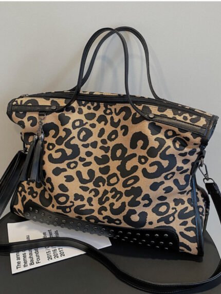 Leopard Print Fashion Shoulder Bag