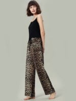 Wholesale Leopard Print Sling Loungewear Set