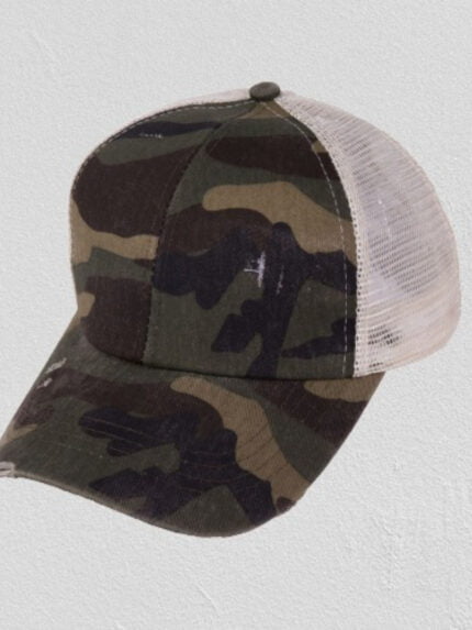 Wholesale Leopard-print mesh baseball cap