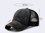 Wholesale Leopard-print mesh baseball cap