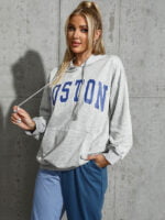 Letter Graphic Drawstring Hoodie