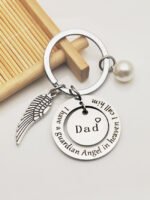 Wholesale MOM DAD Lettering Keychain