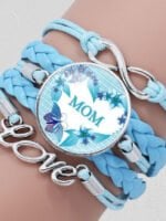 MOM Time Stone Multilayer Braided Bracelet