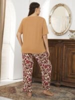 Wholesale Floral casual loungewear suit