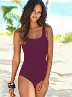 Wholesale Polka Dot Backless One Piece Swimsuit