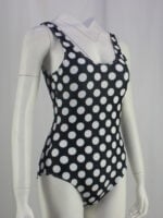 Wholesale Polka Dot Backless One Piece Swimsuit