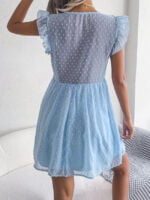 Polka Dot Jacquard Loose Casual Dress