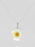 Real Flower Round Shape Necklace