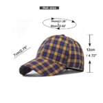 Wholesale Retro plaid print street hat