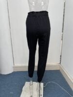 Wholesale Ruffled Elastic Waist High Waist Lounge Pants