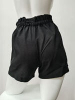 Wholesale Ruffled high-waisted lace-up shorts