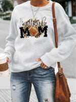 Wholesale Rugby letter print long-sleeved sweatshirt