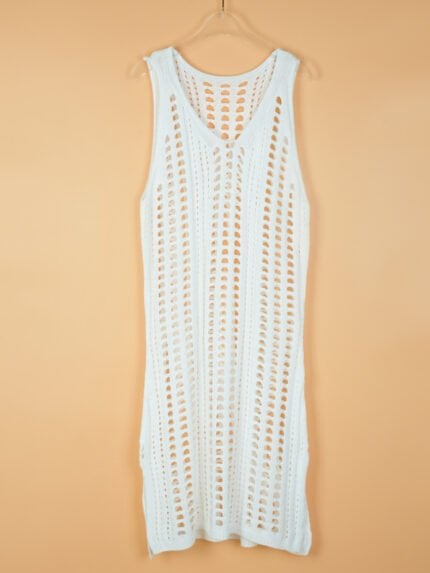 Sexy Knitted Cutout Beach Dress