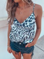 Wholesale Sexy Leopard Print Suspenders Vest