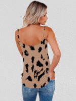 Wholesale Sexy V-Neck Leopard Print Tank Top