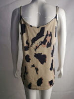 Wholesale Sexy V-Neck Leopard Print Tank Top