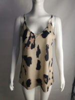 Wholesale Sexy V-Neck Leopard Print Tank Top