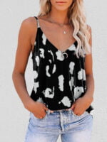 Wholesale Sexy V-Neck Leopard Print Tank Top