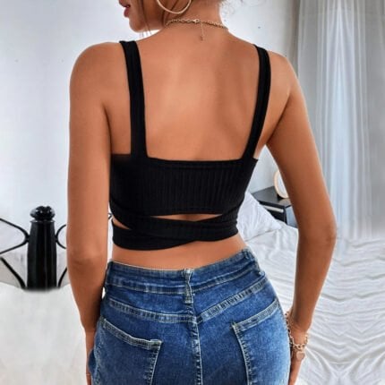 Sexy cutout open back camisole