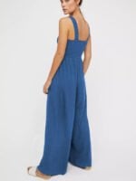 Sexy sleeveless tube top jumpsuit