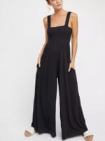 Sexy sleeveless tube top jumpsuit