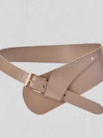 Simple temperament leather belt