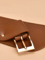 Simple temperament leather belt