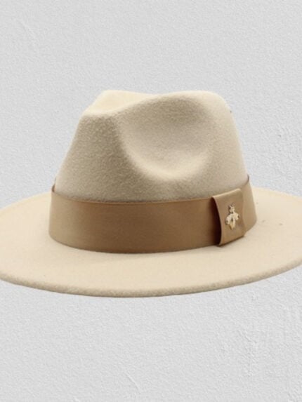 Solid Color Bee Big Brim Hat