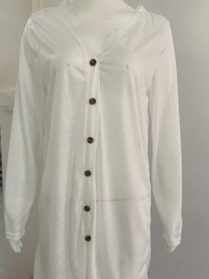 Solid Color Button Front Cardigan