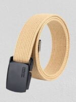 Wholesale Solid Color Casual Braided Men Belt