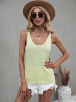 Solid Color Loose Sling Vest