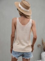 Solid Color Loose Sling Vest