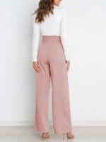 Solid Color Loose Wide Leg Suit Pants