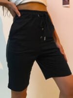 Wholesale Solid Color Pocket Sports Cropped Pants