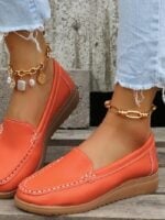 Solid Color Simple Casual Flats