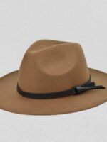 Solid color elegant hat