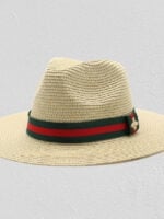 Straw small fresh beach hat